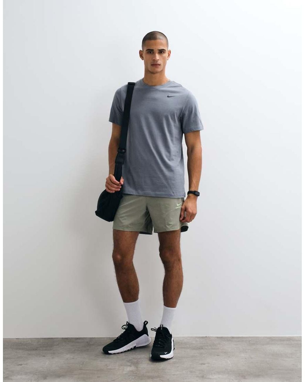 Nike Blue Dri-Fit Cotton T-Shirt for men