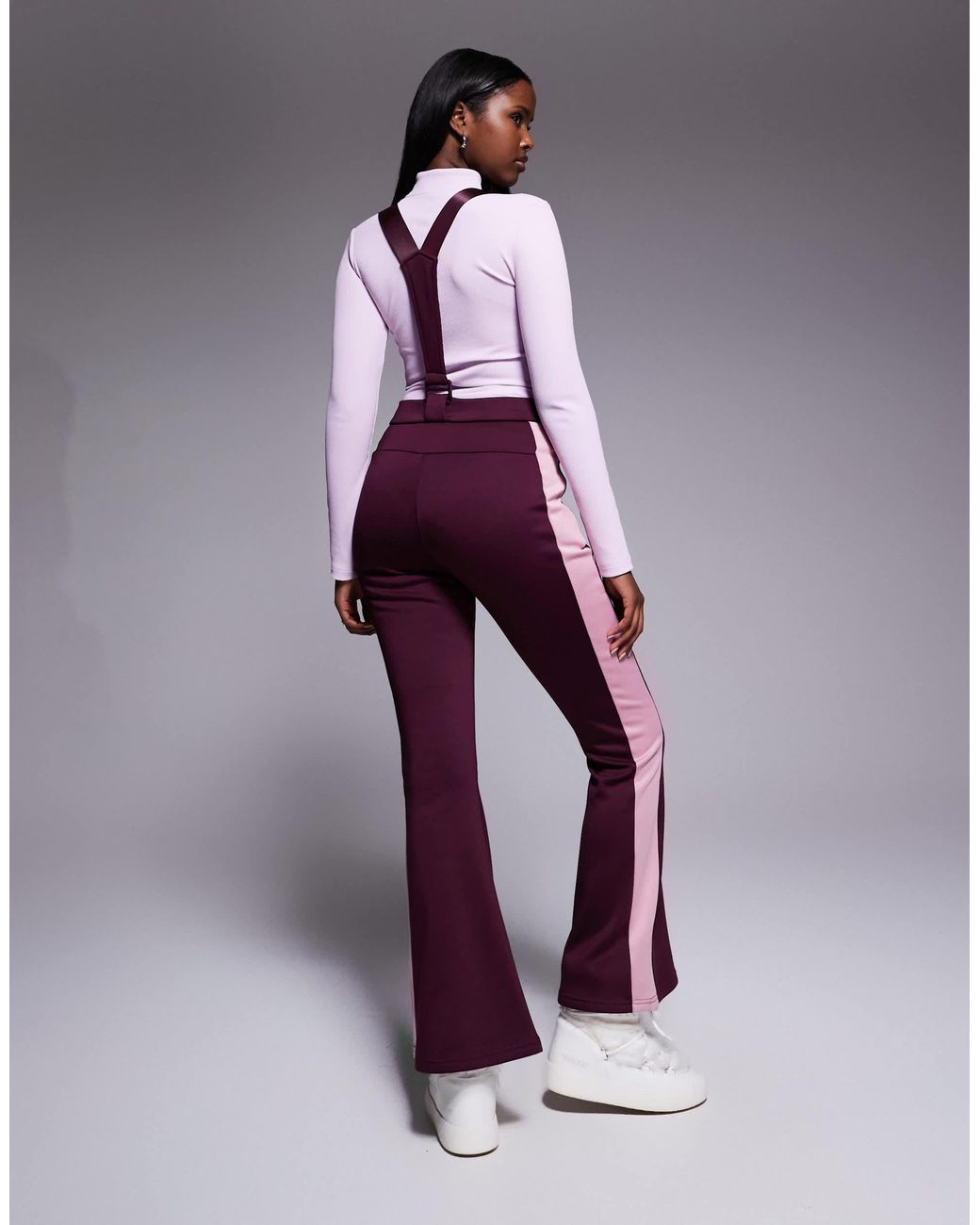 Threadbare Purple – ski-latzhose