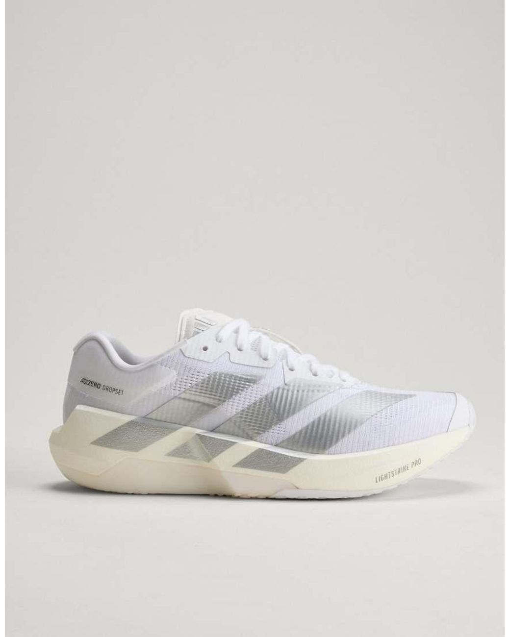 Adidas Originals White Adidas Training Adizero Dropset Pro Training Trainers