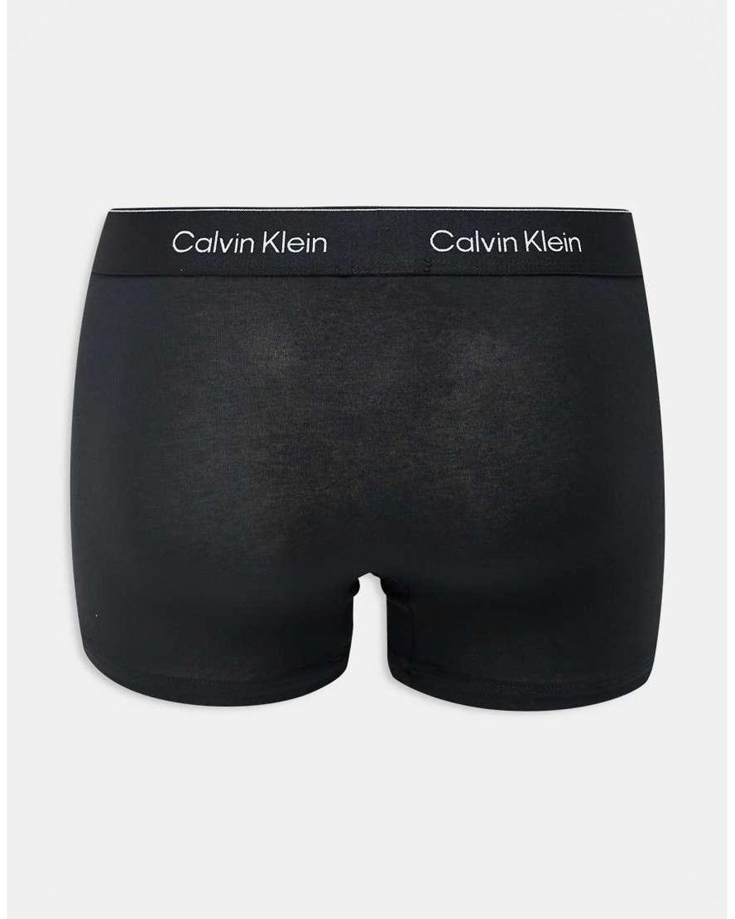 Calvin Klein Black Icon Cotton Stretch 3 Pack Boxer Briefs for men