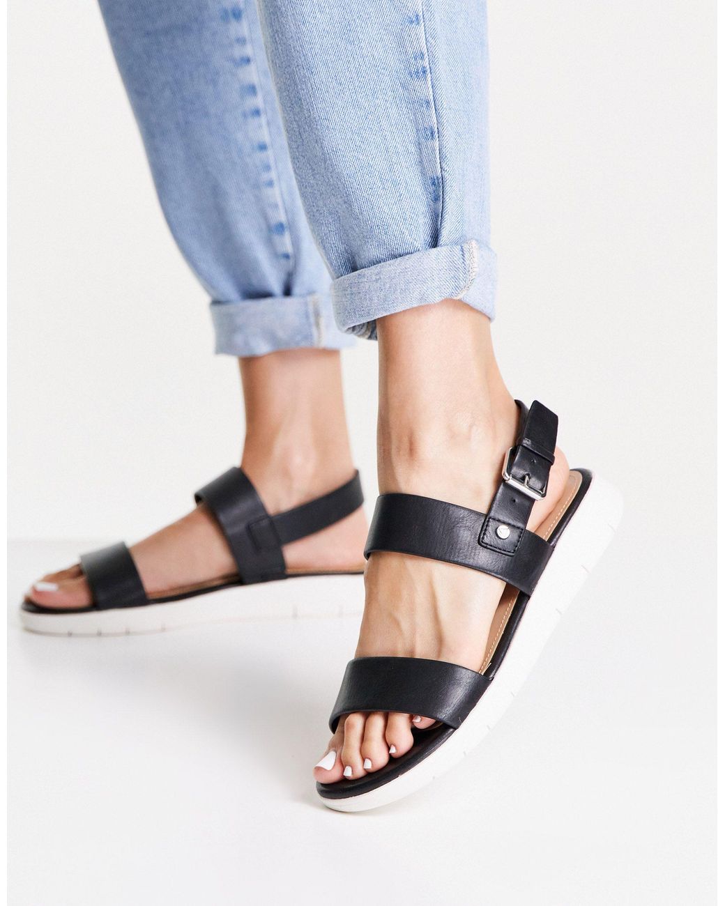 aldo ankle strap flats