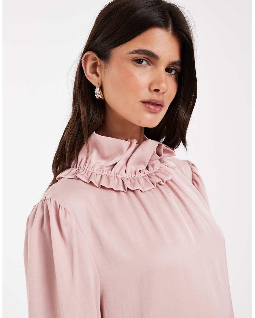 Muse Assembly Pink High Neck Demi Dress