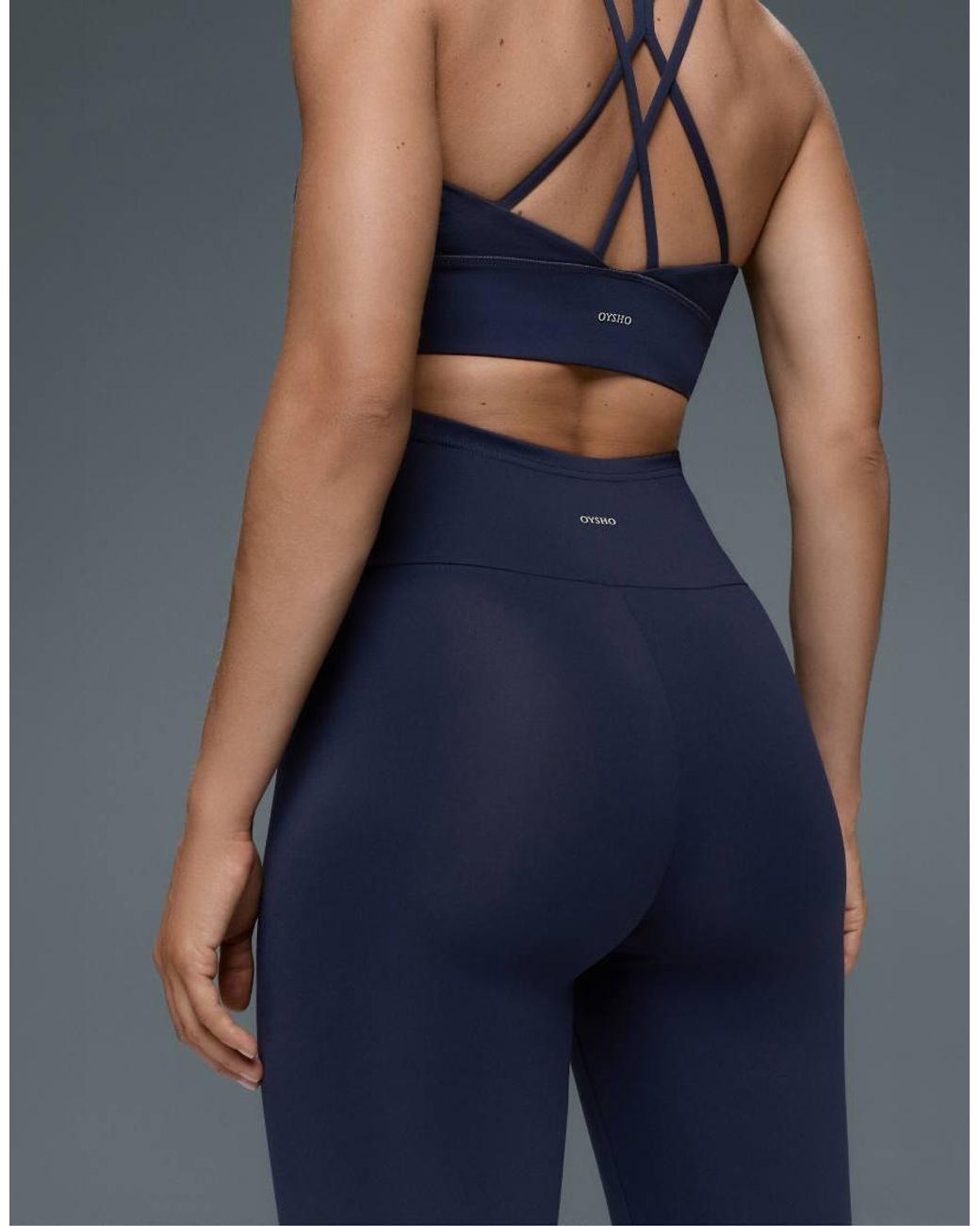 Oysho Blue Comfortlux 65cm Maternity leggings