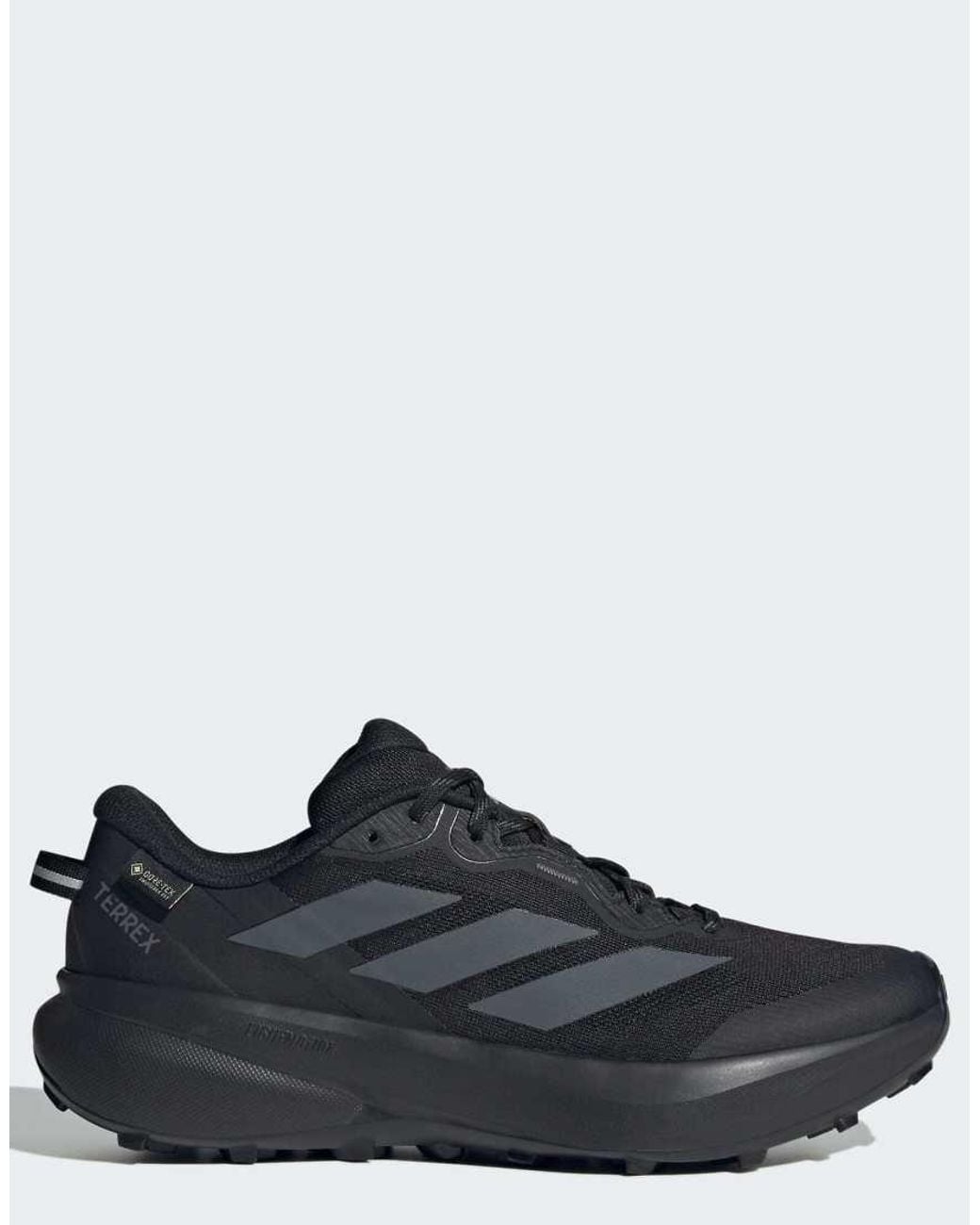 Adidas Originals Black Terrex Tracefinder Plus Gore-tex Trail Running Trainers for men