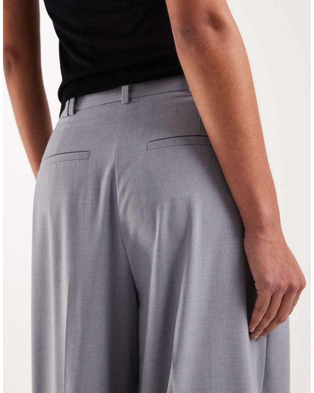 Mango White Nat Tailored Barrel Trouser Co-Ord