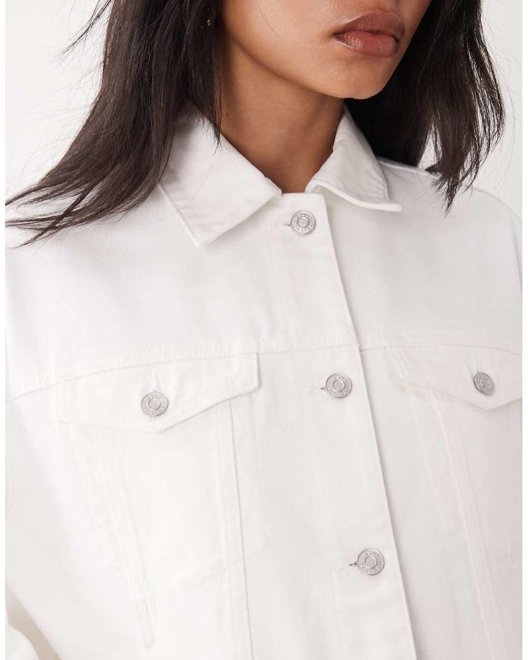 ASOS Natural Oversized 90's Denim Jacket
