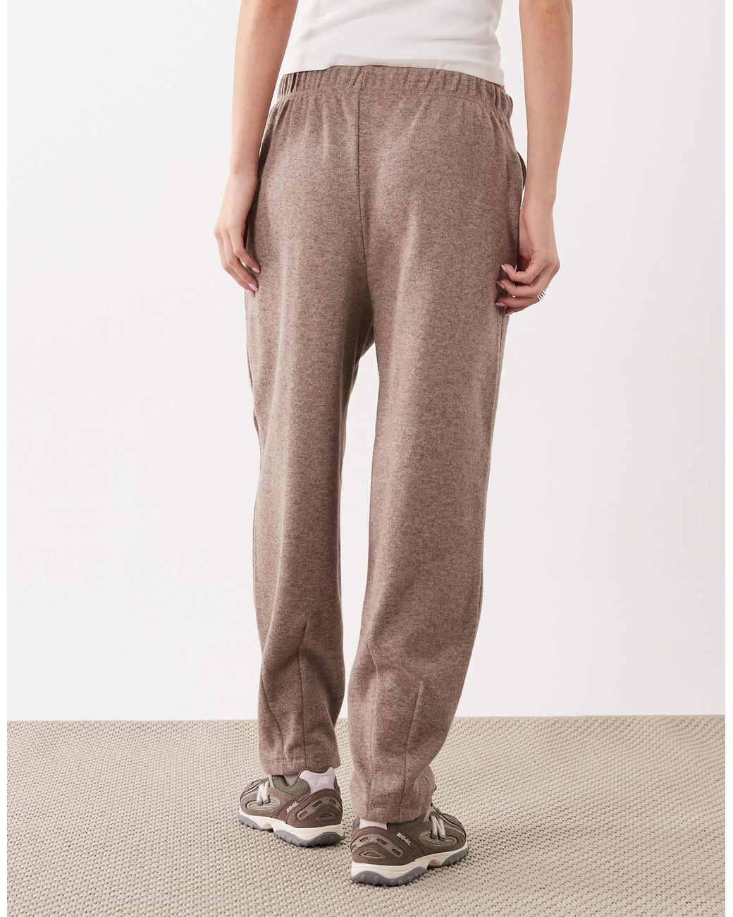 Threadbare Natural – gestrickte jogginghose