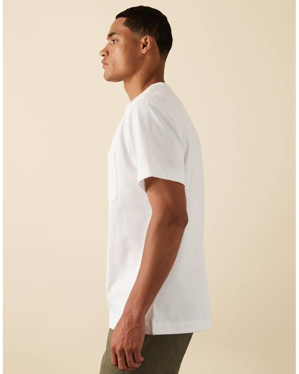 Wrangler Natural Casey Jones Workwear Pocket T-Shirt for men