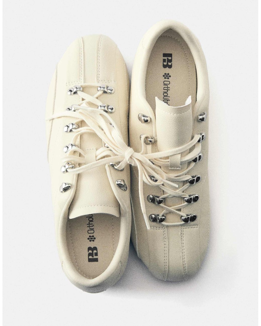 Pull&Bear White Bowling-sneaker