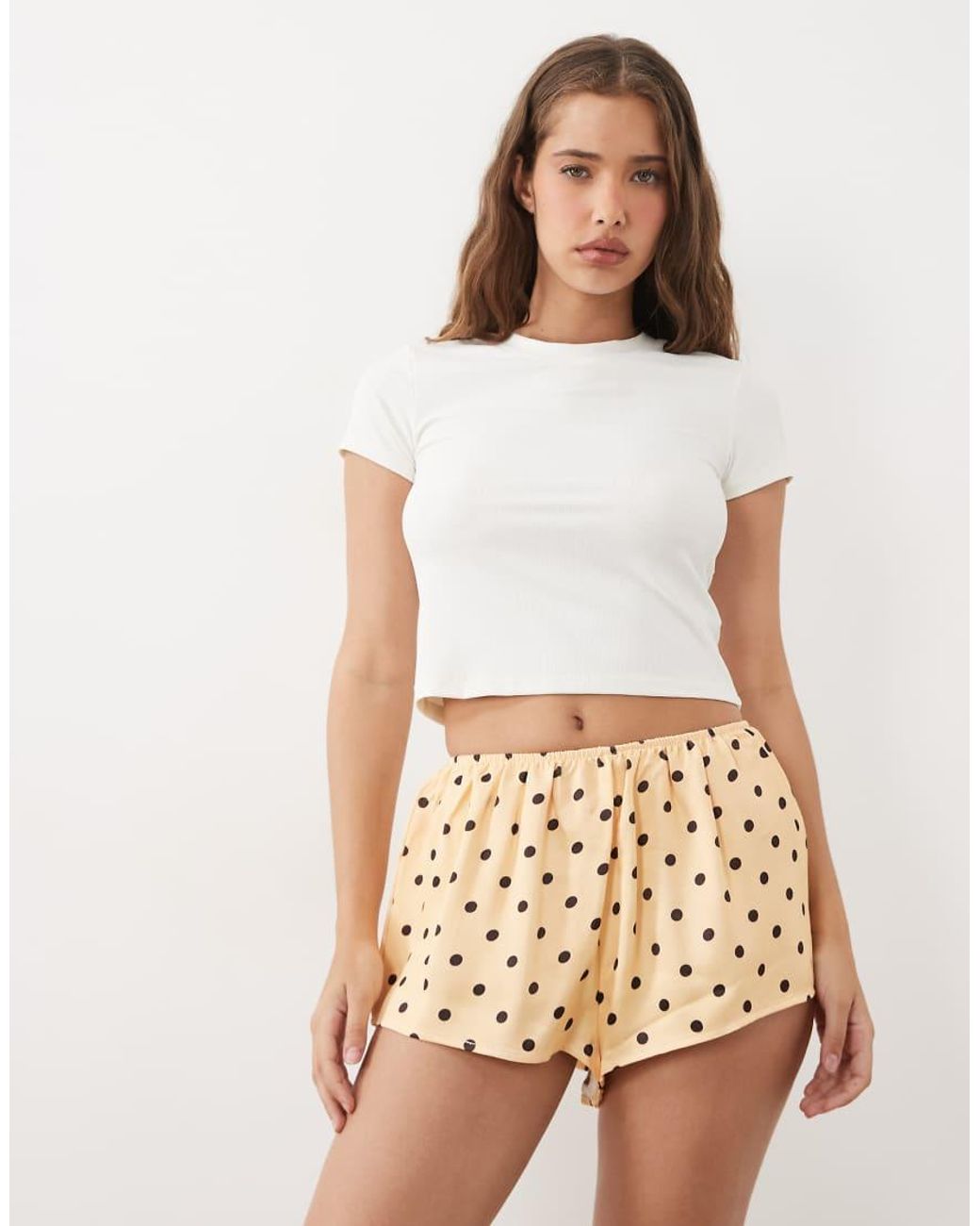 Miss Selfridge Multicolor Satin Shorts