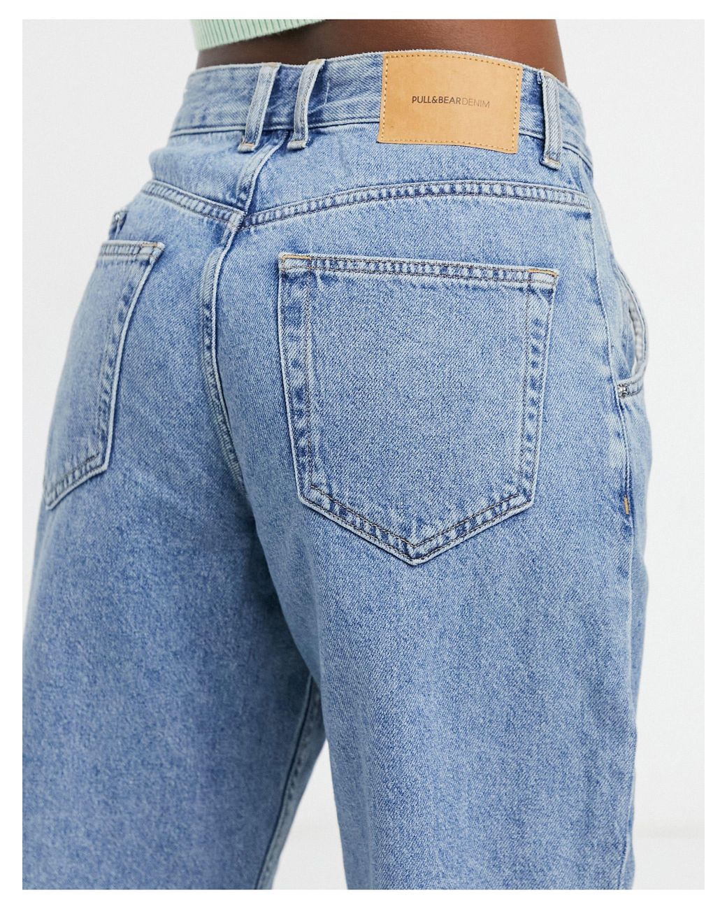 Pull&Bear Slouch Fit Jeans in Blue | Lyst