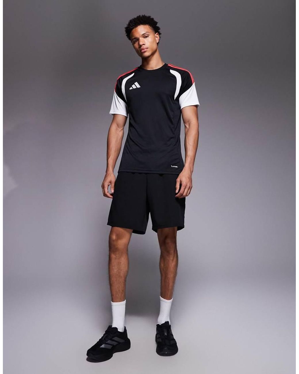 Adidas Originals Blue Adidas Football Tiro 26 T-shirt for men