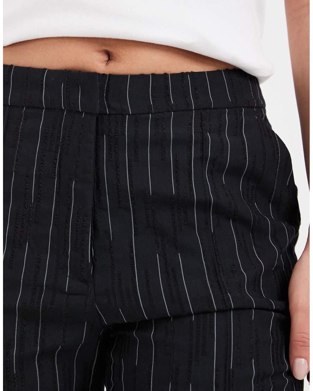 ASOS Black Petite Cropped Kick Flare