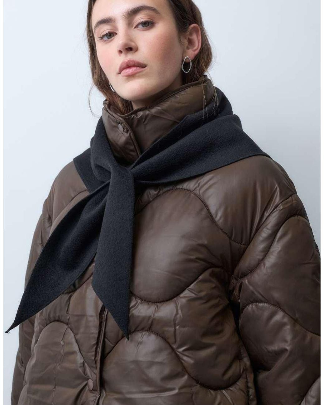 Vero Moda Brown Small Scarf