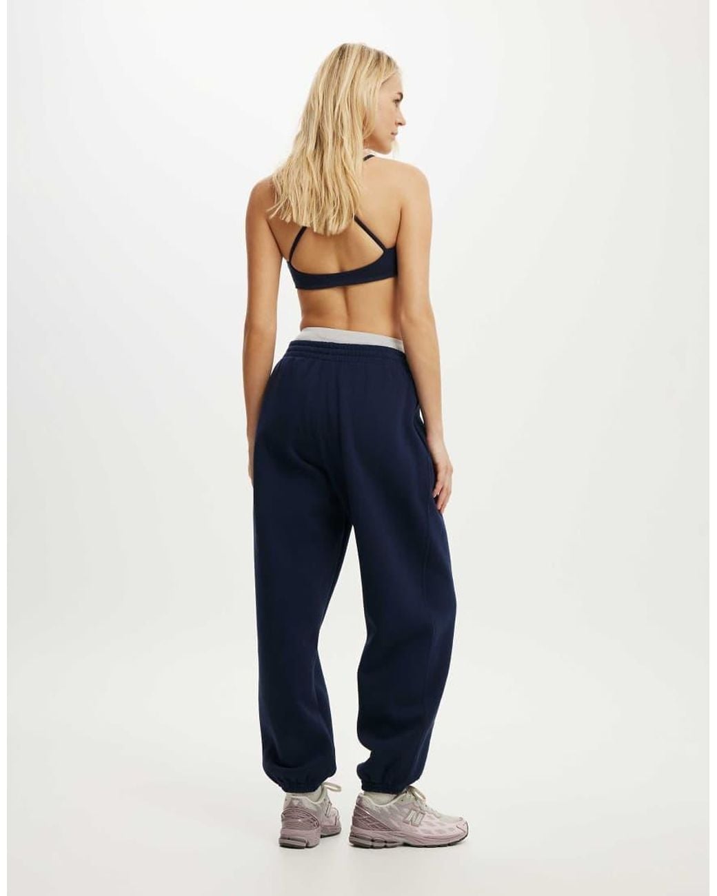Cotton On Blue Plush Boyfriend Jogger