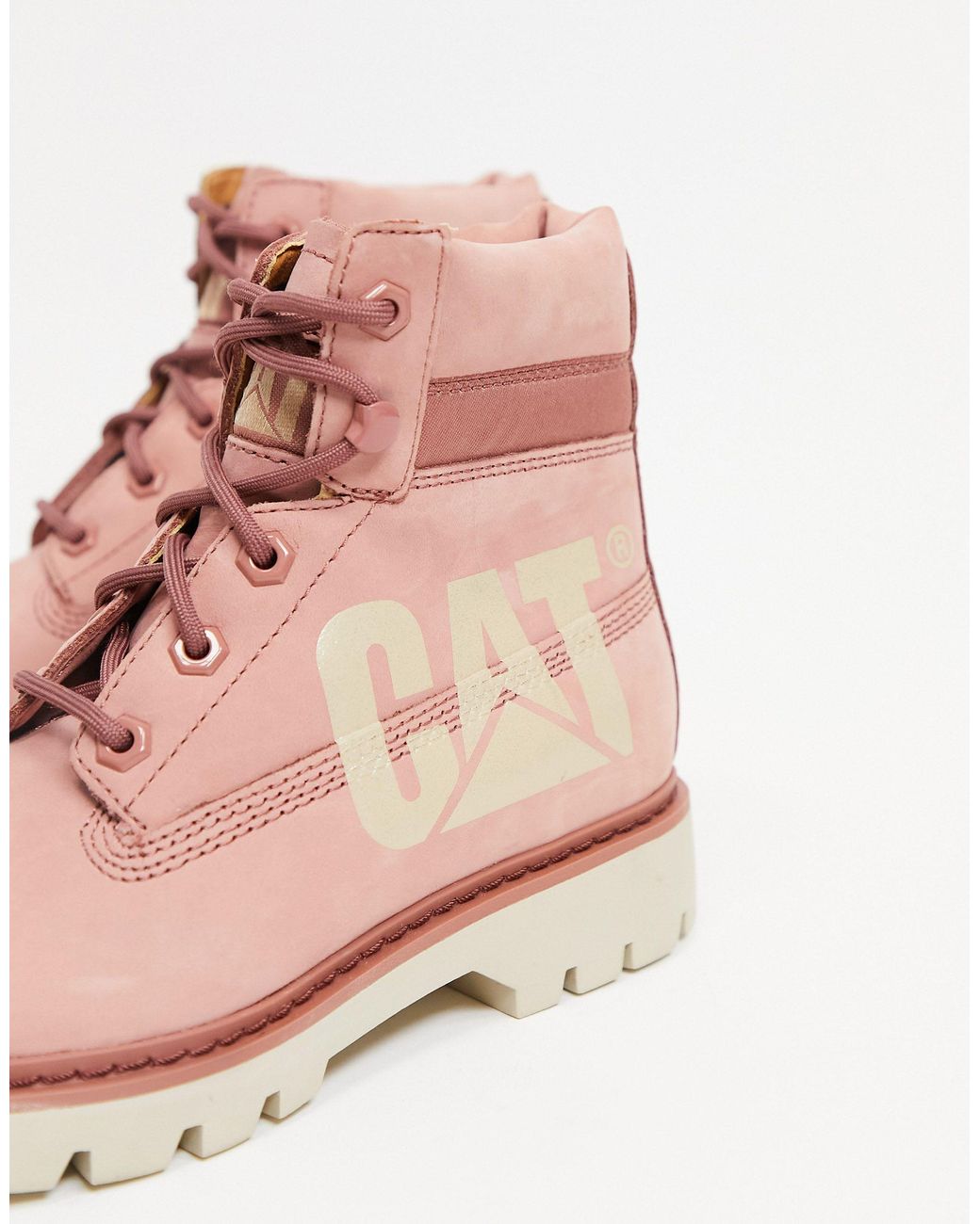Pink caterpillar boots discount