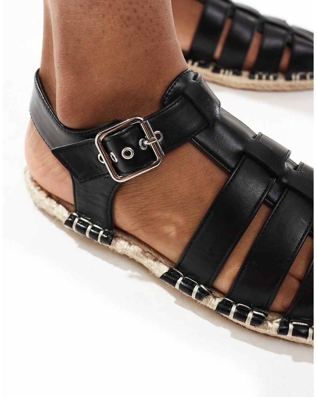 ASOS Orange Jukebox Fisherman Espadrille