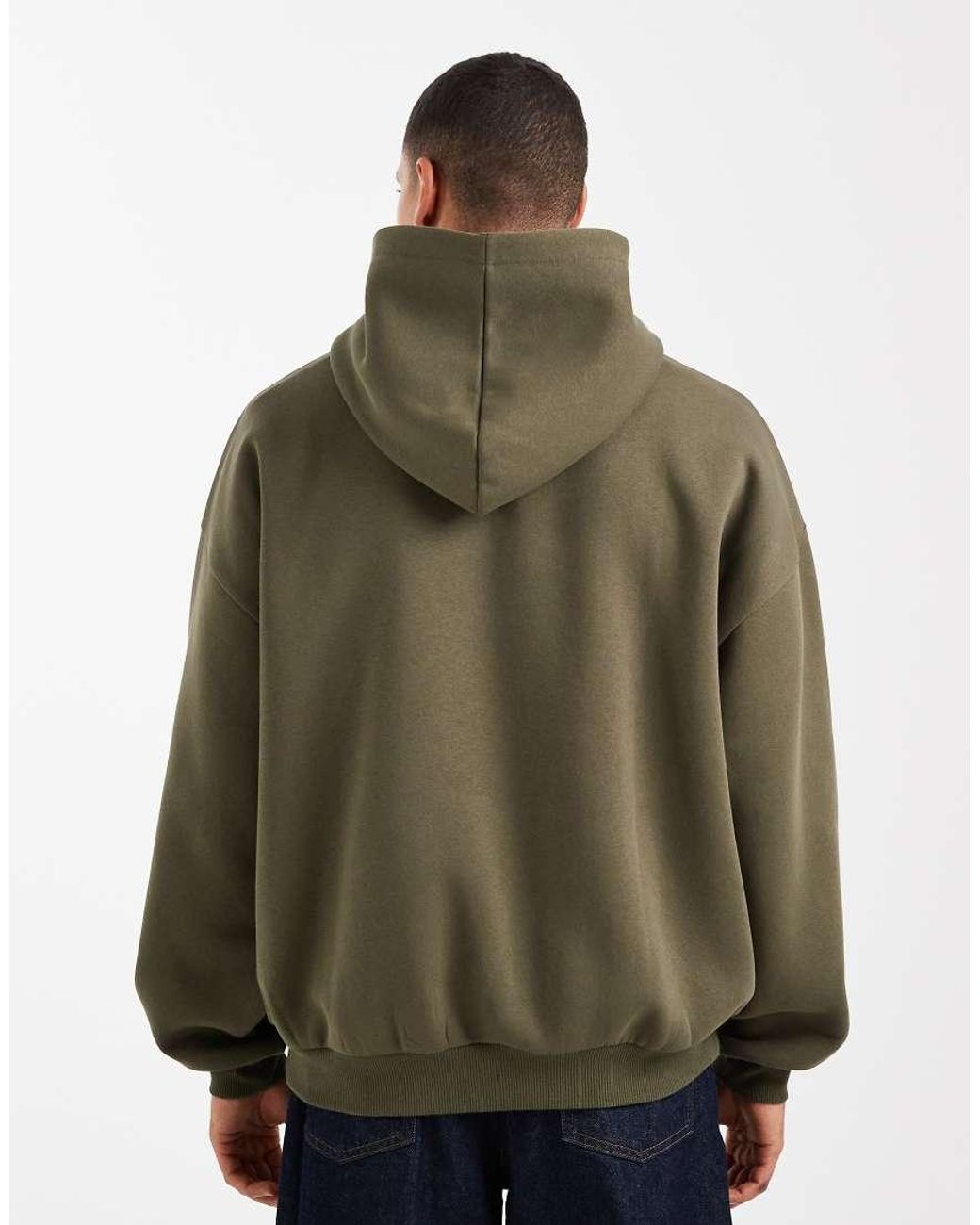 ASOS Green Essentials Extreme Oversized Hoodie for men