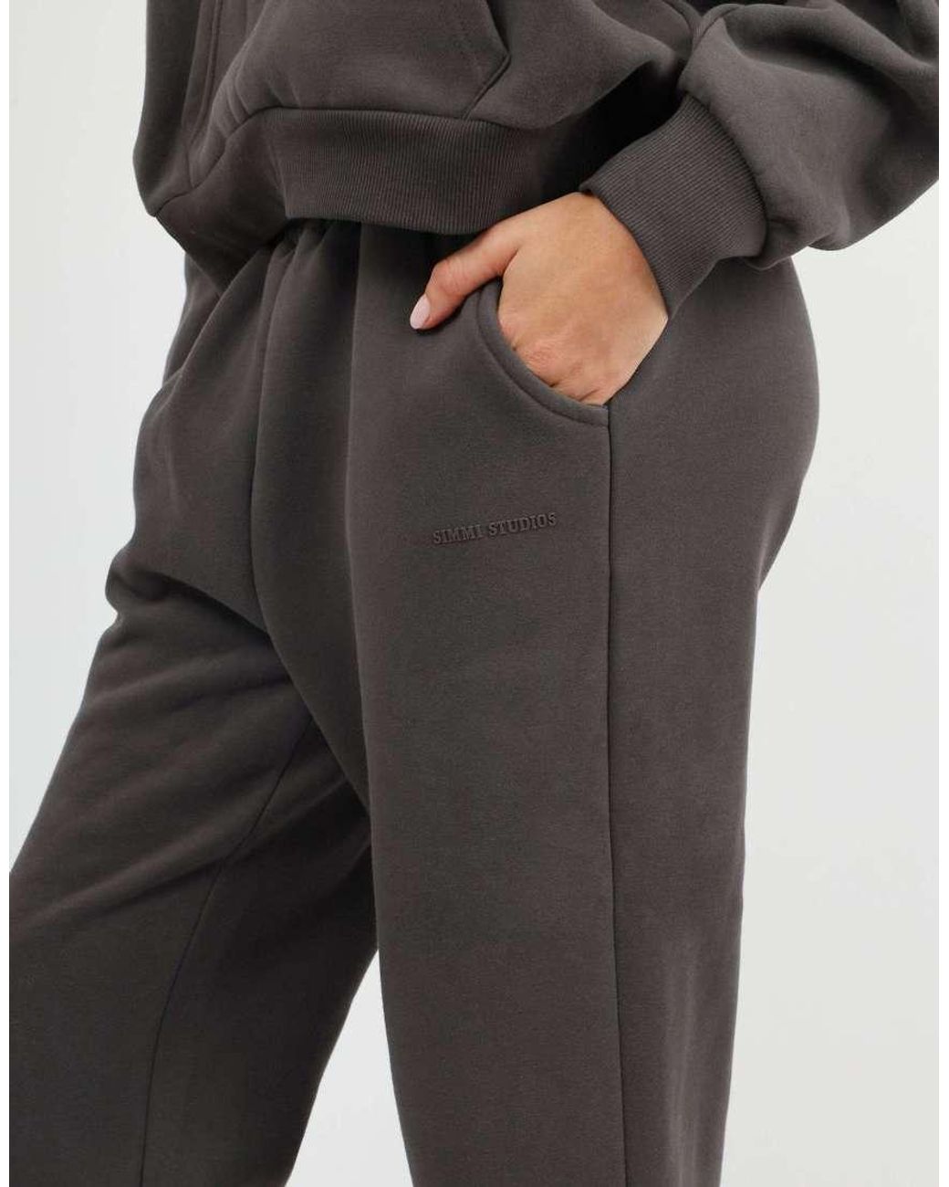 SIMMI Gray Colby Essentials Flared Joggers