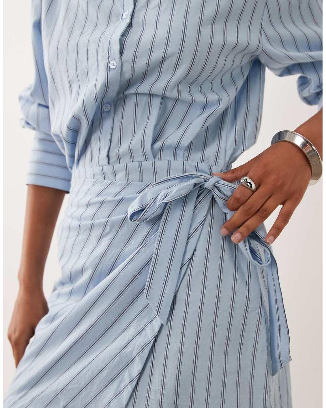 Cotton On Blue Shirt Mini Dress