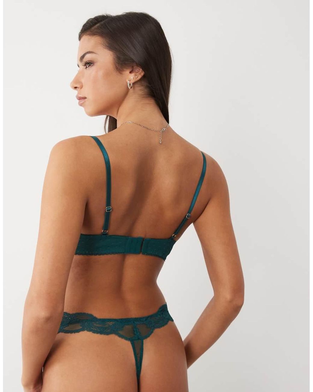 ASOS Blue Lola Lace Underwired Bra