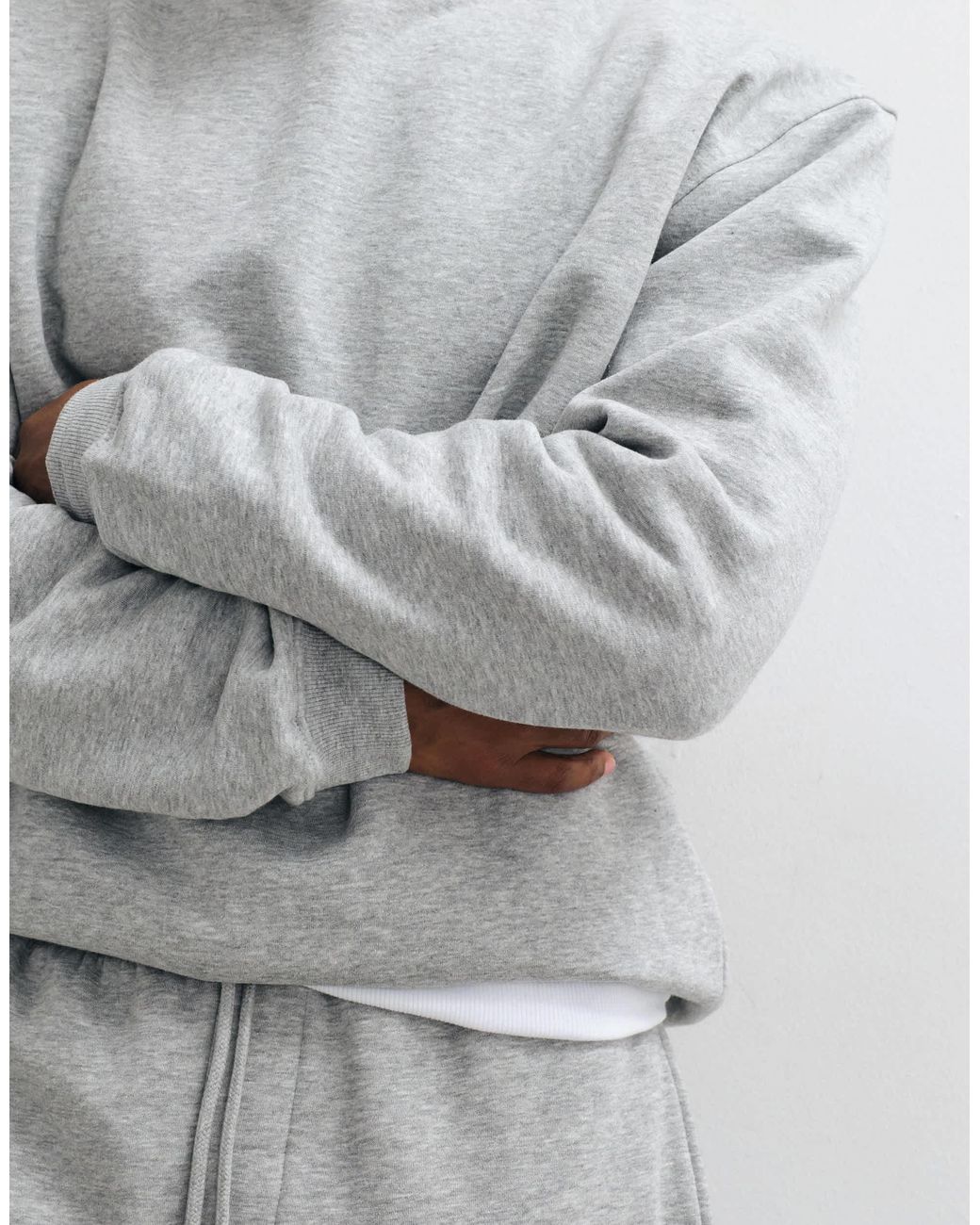 ASOS – relaxed fit basic-sweatshirt in Gray für Herren