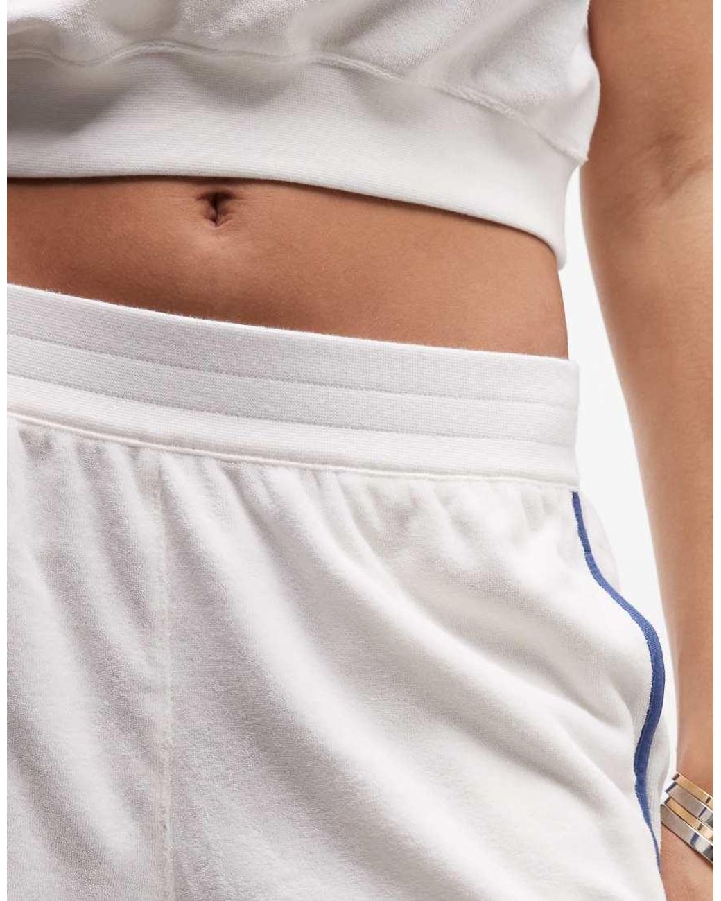 Nike White Chill French Terry Towelling Shorts