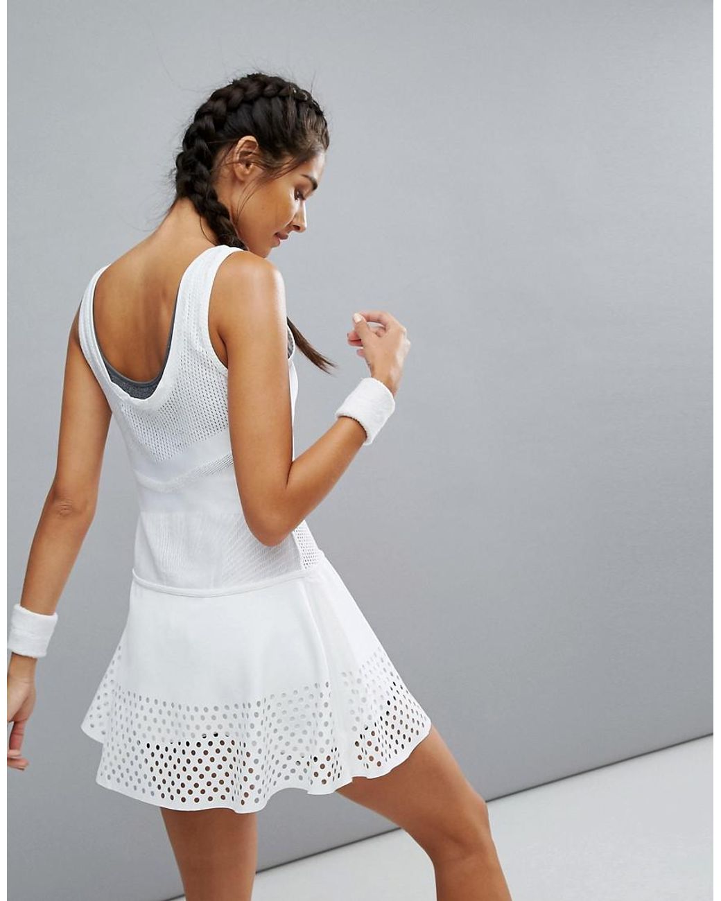 adidas By Stella Mccartney Barricade Tennis Dress in White | Lyst Canada