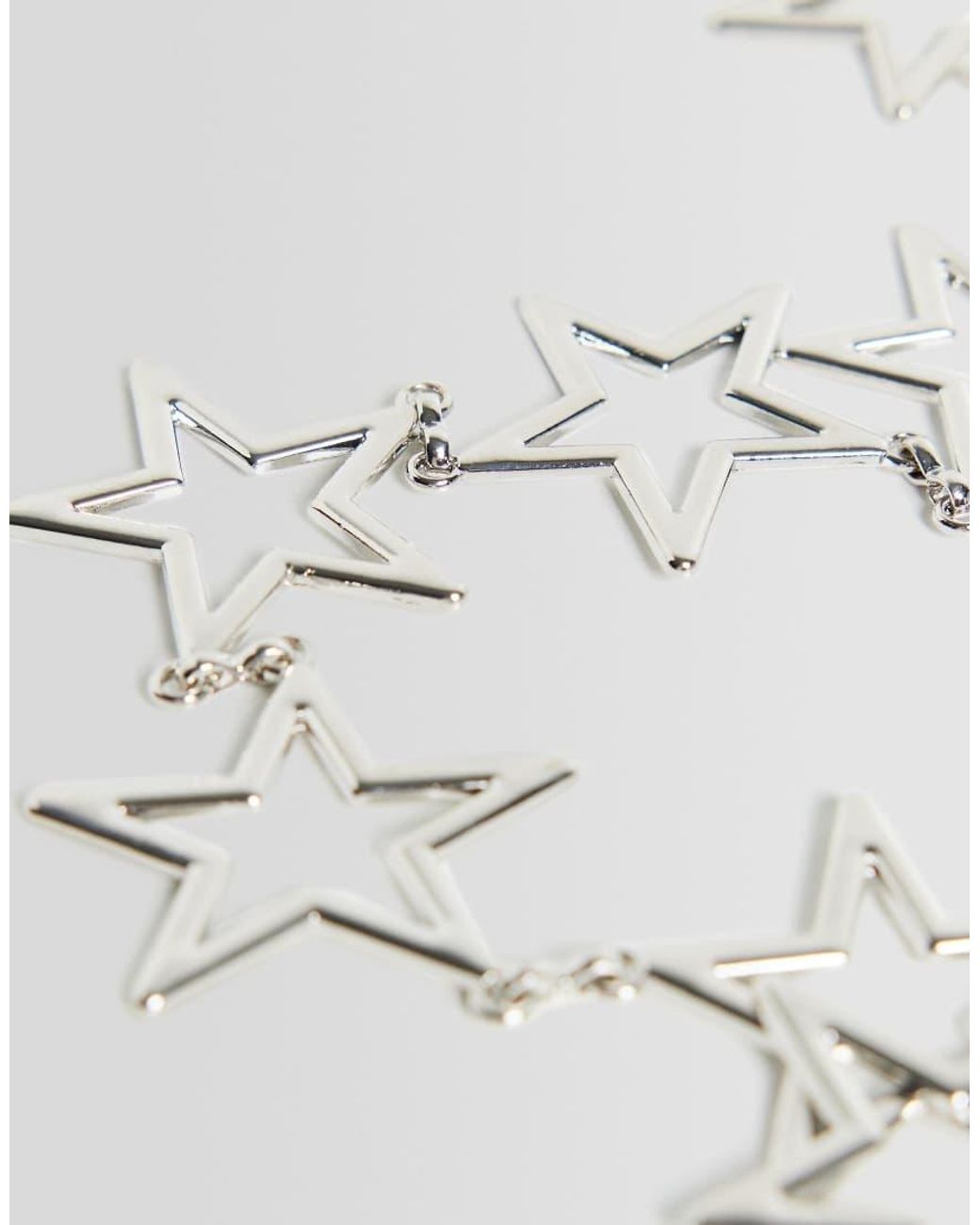 Bershka White Star Belt