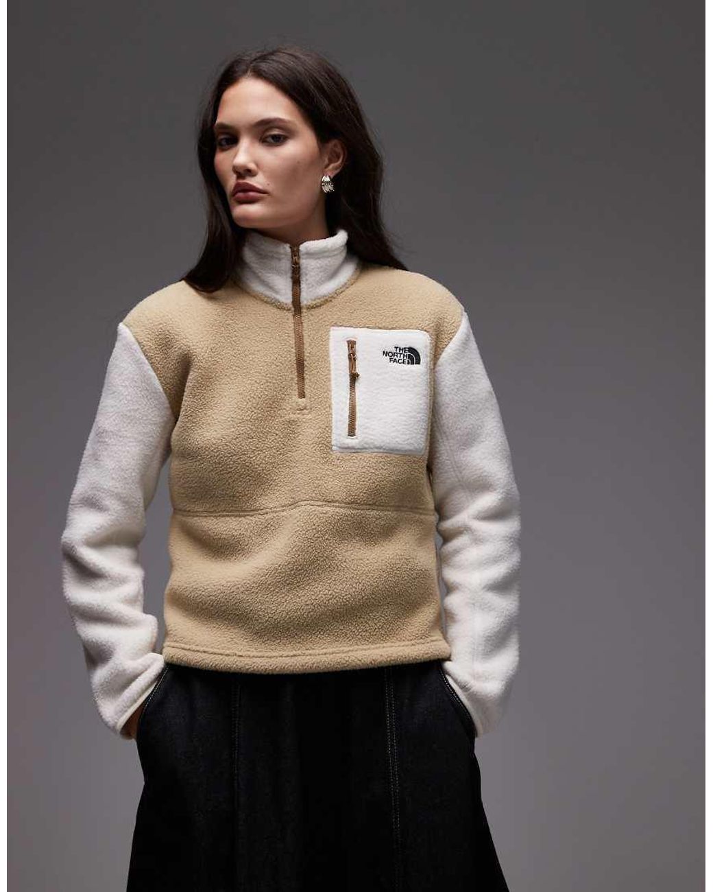The North Face Gray Yumiori 1/4 Zip Fleece