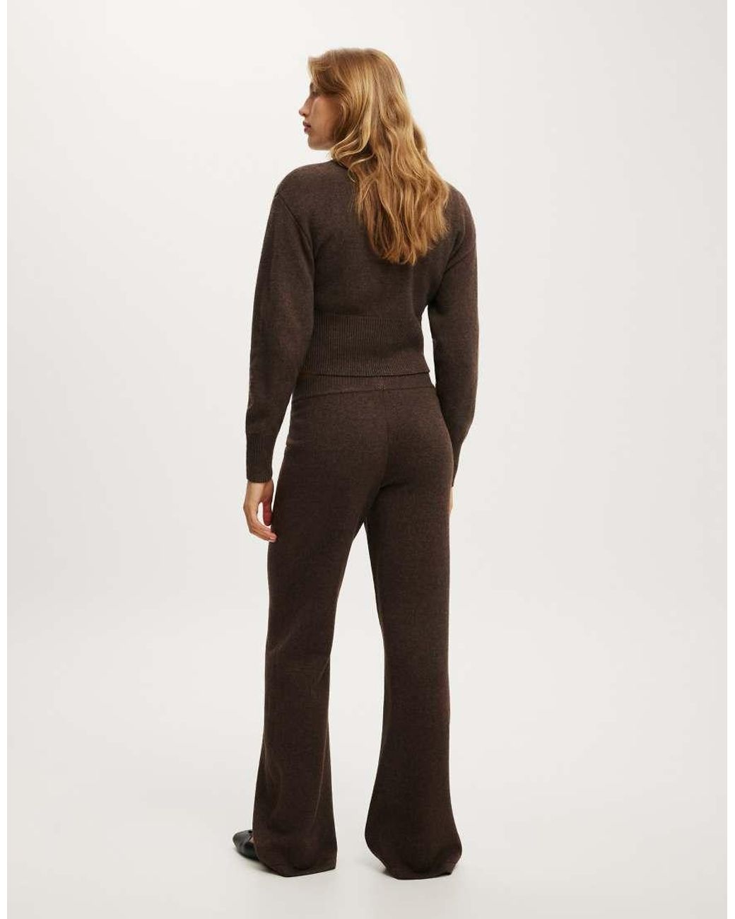 Cotton On Brown Lotus Knit Pant