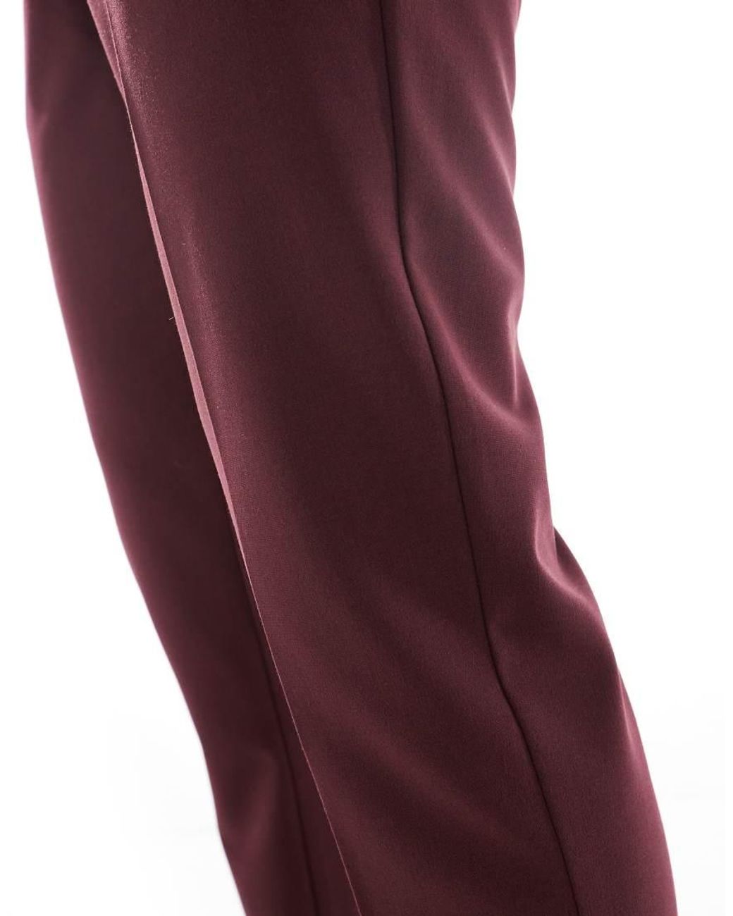 ASOS Red Slim Suit Trousers for men