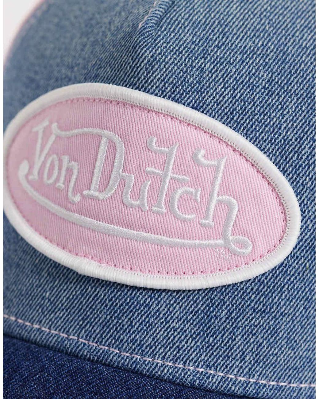 Von Dutch Blue Denim Trucker Cap