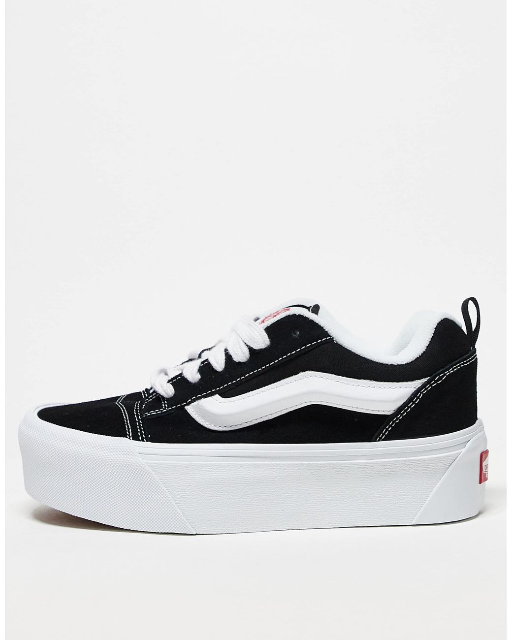 Knu - baskets à plateforme Vans en coloris White