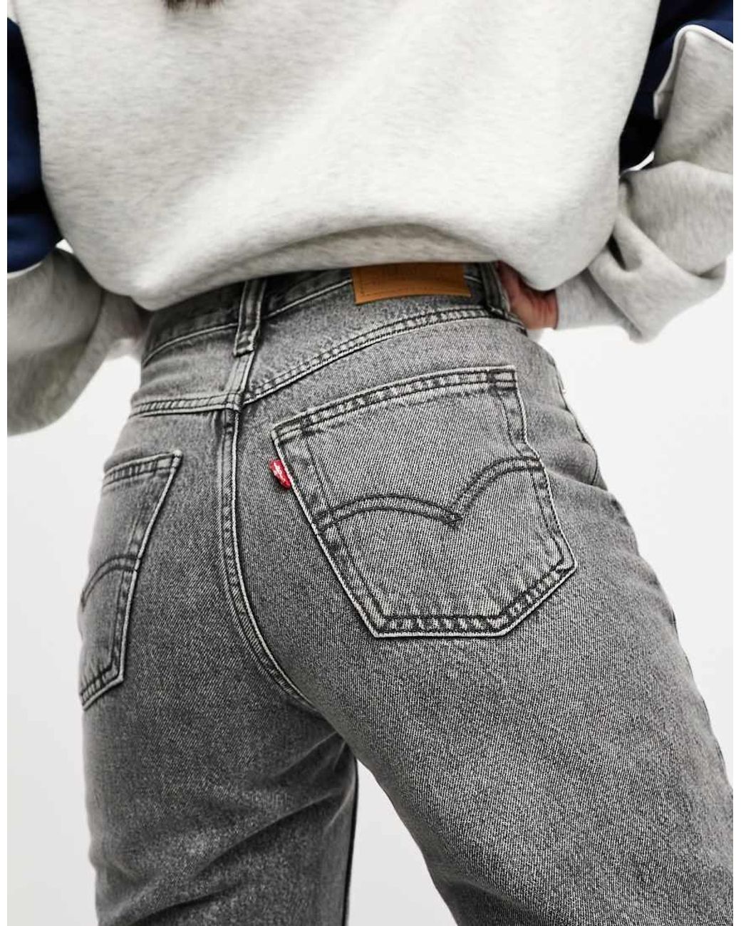 Levi's Gray 80's Mom Jeans