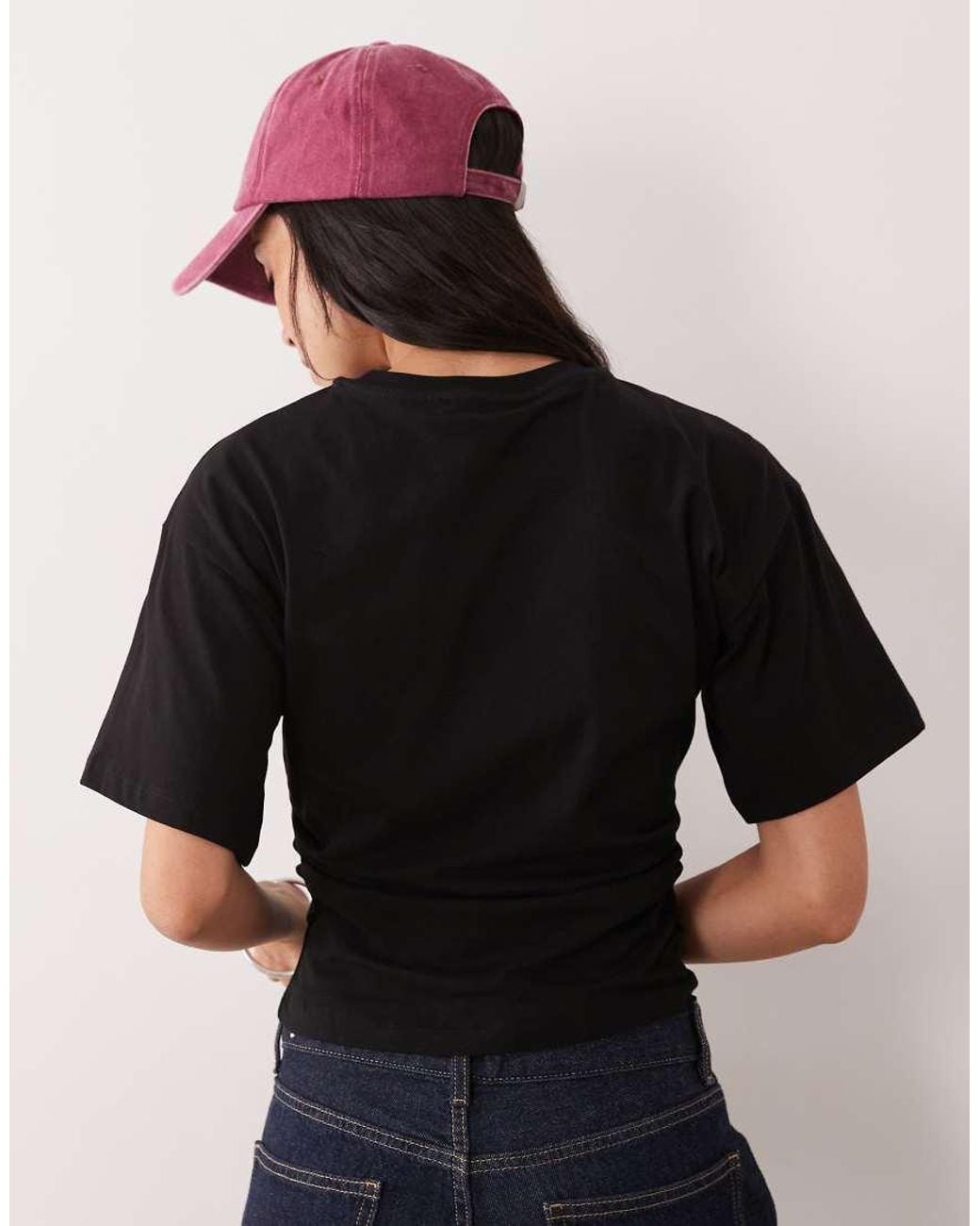 New Look Black Corset Tee