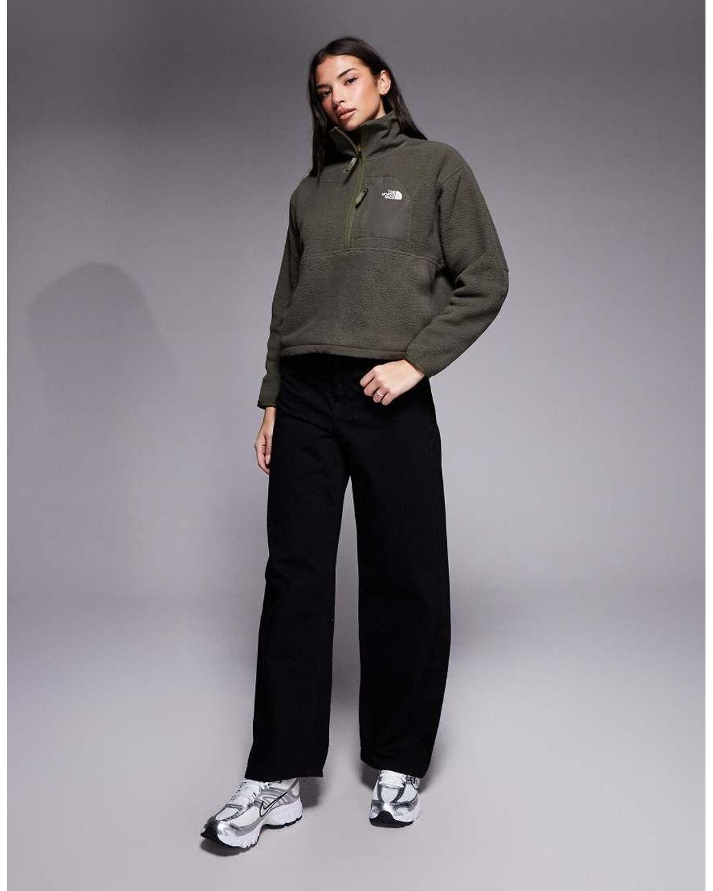The North Face Gray Yumiori Off Peak 1/2 Zip Fleece Jacket