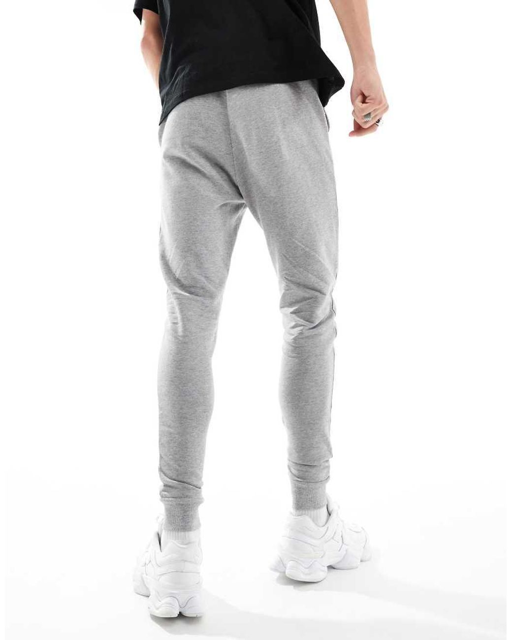 ASOS White Essential Slim Joggers for men