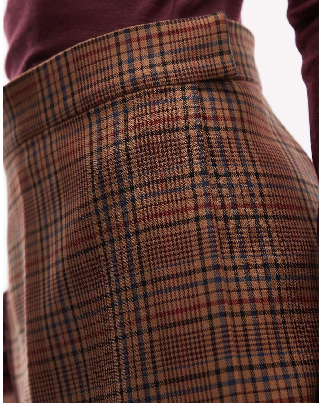 ARKET Red Wool Mini Skirt
