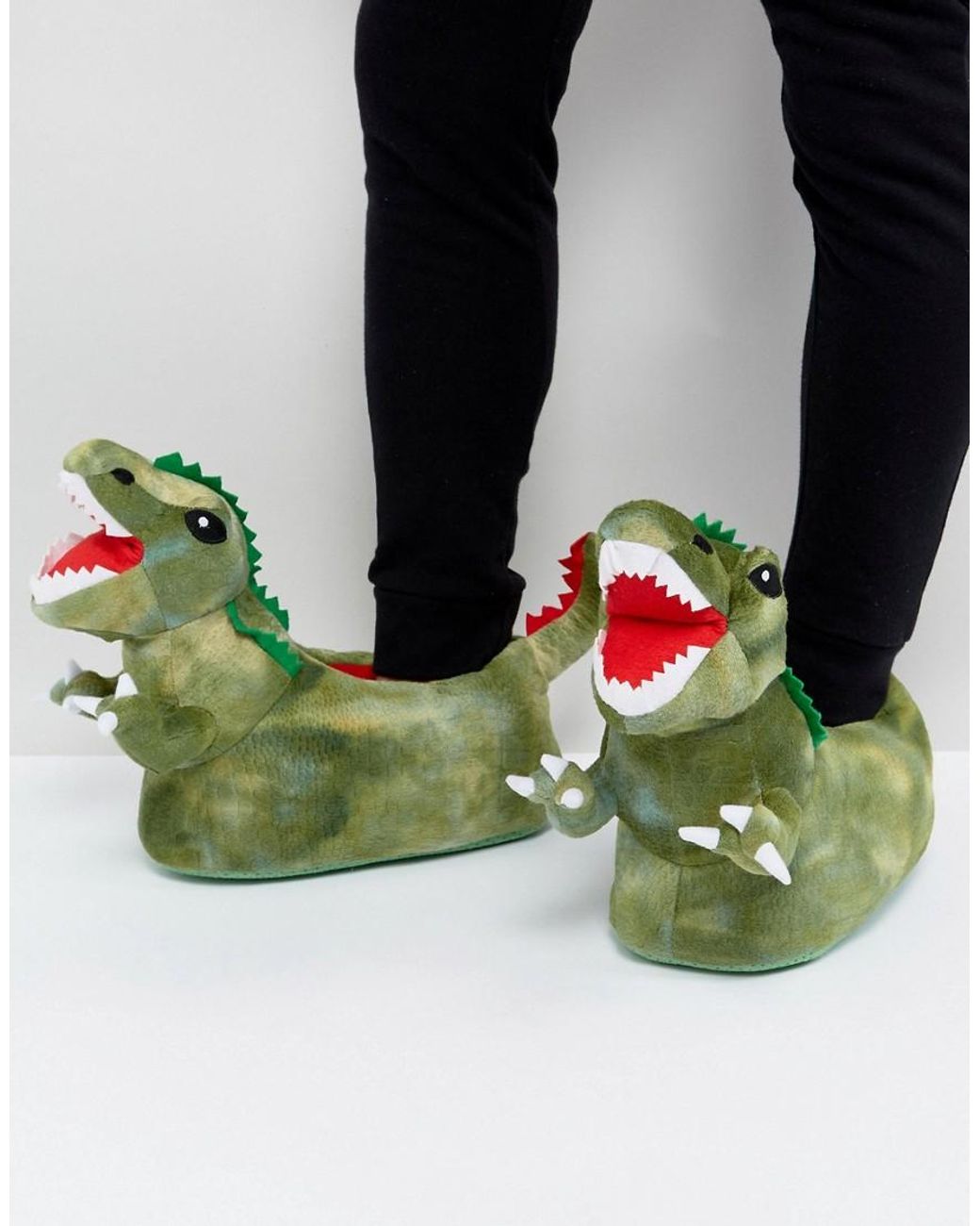 Asos dinosaur slippers best sale