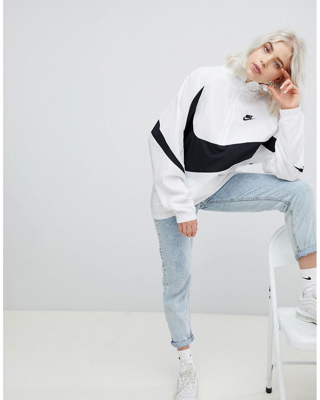 Nike Vaporwave Oversized Half Zip Track 