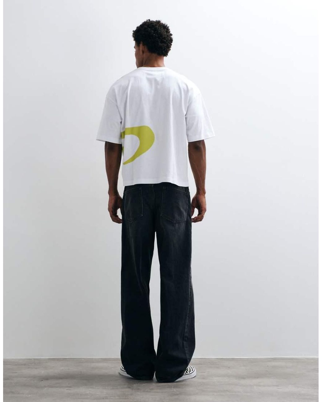 ASOS White baggy Jeans for men