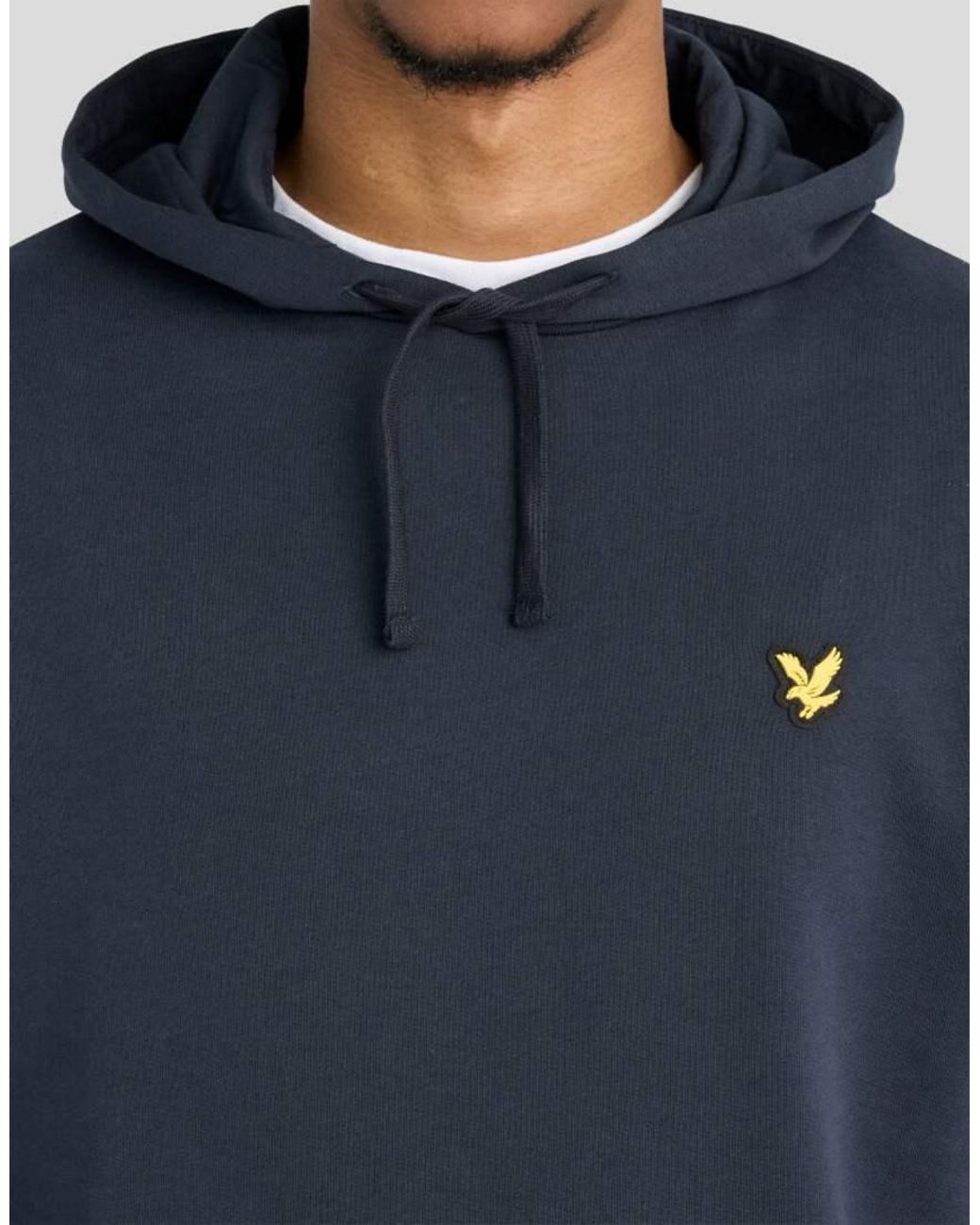 Lyle & Scott Blue Mid Layers Sports Loopback Hoodie for men