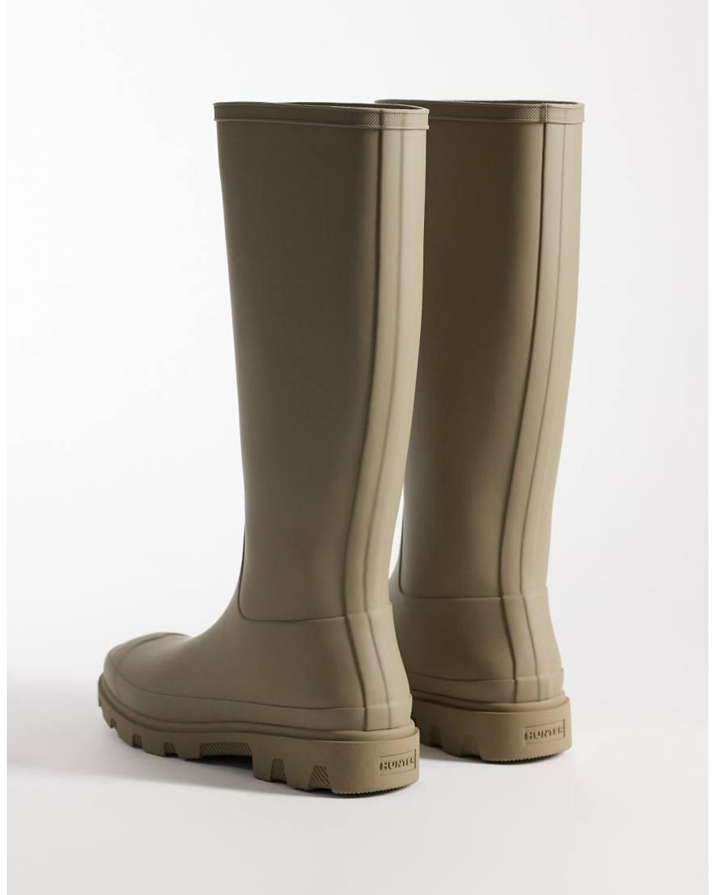 Hunter Green Downpour Tall Wellington Boot