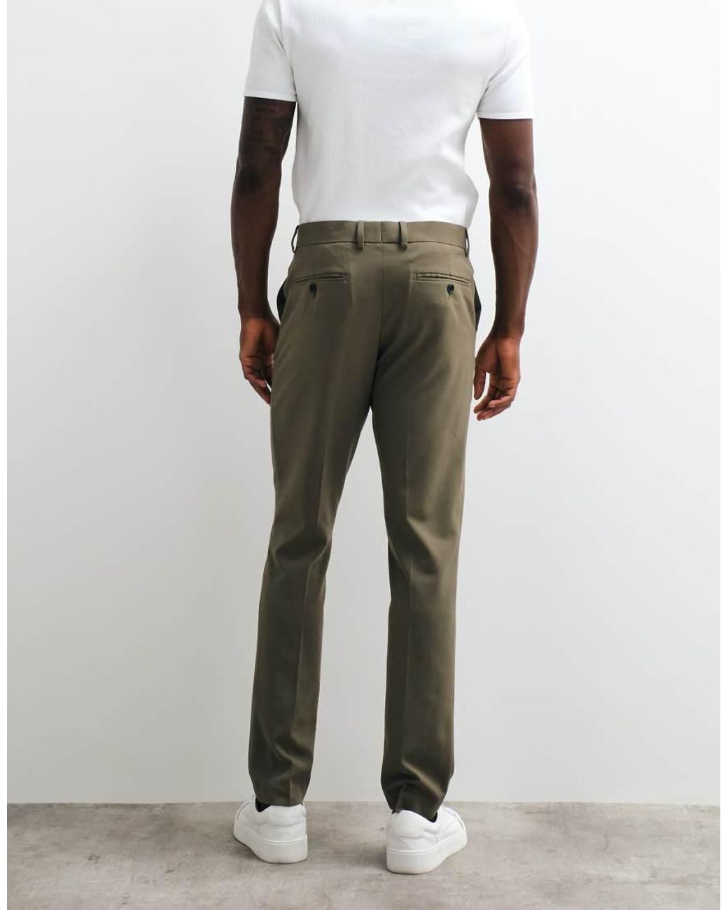ASOS Green Flexmaxtm Skinny Suit Pants for men