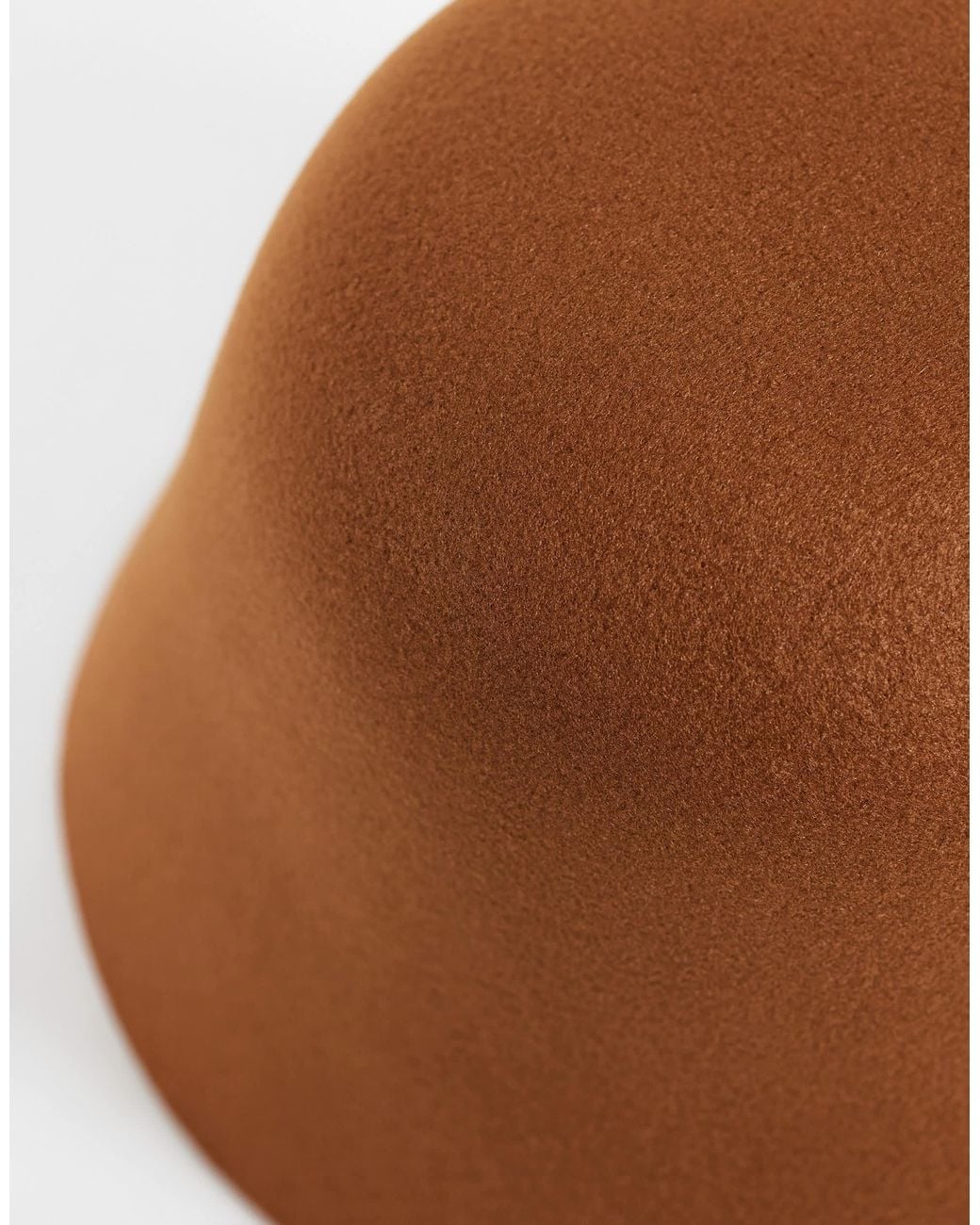 ASOS Brown Felt Bucket Hat