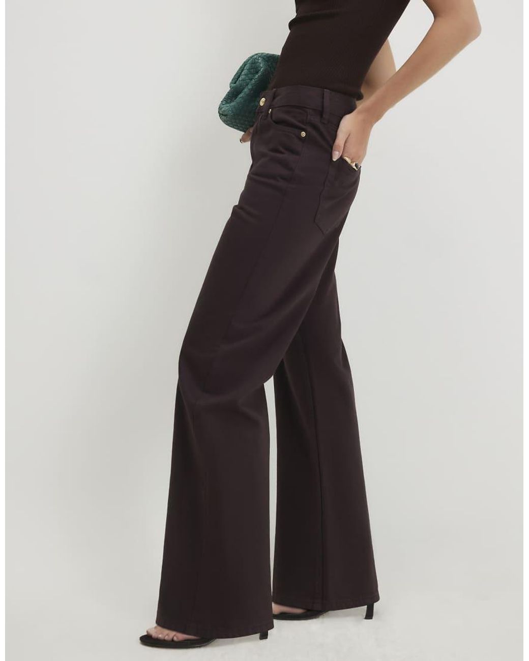 River Island Blue Relaxed Straight Leg Jeans