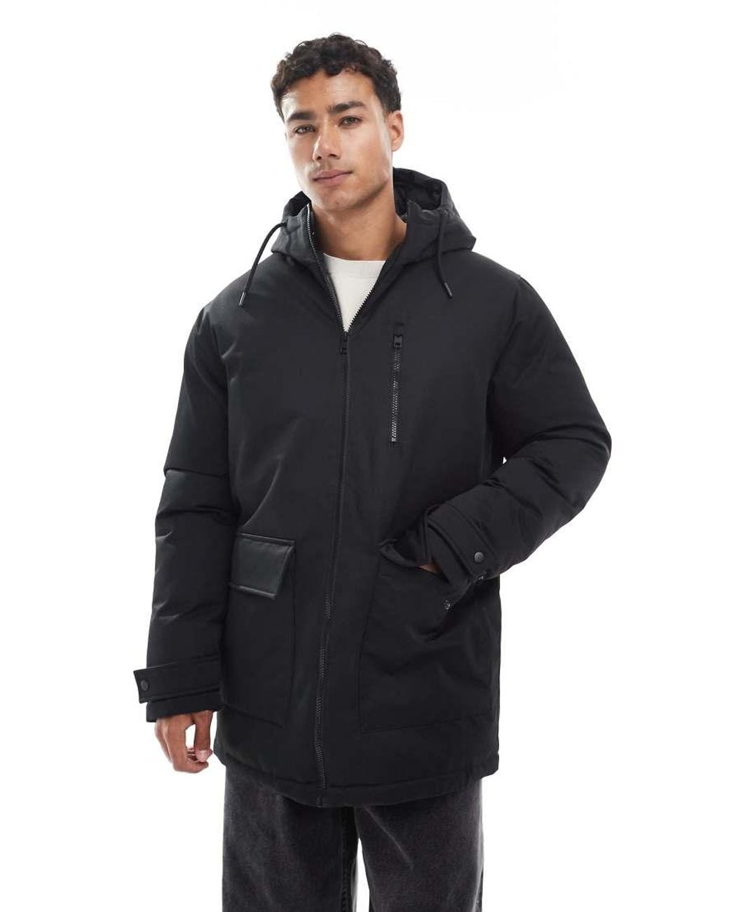 Jack & Jones Blue Parka Jacket for men