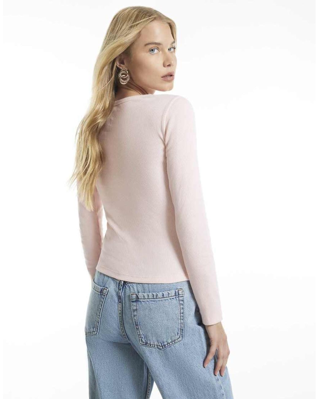 River Island White Rib Lace Trim Cardigan