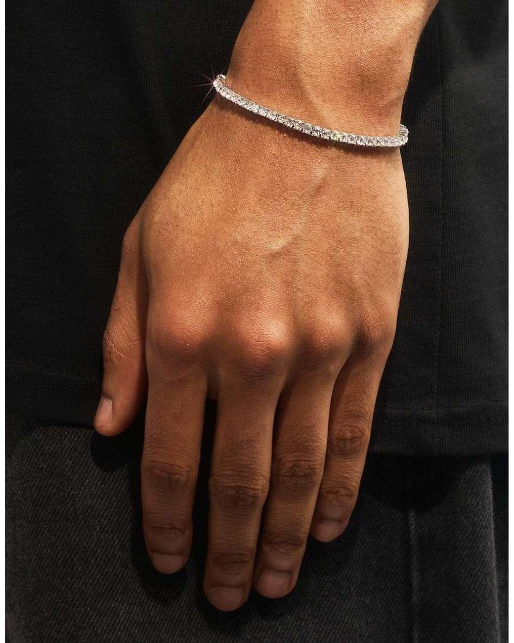 CERNUCCI Gray 3Mmtennis Bracelet for men